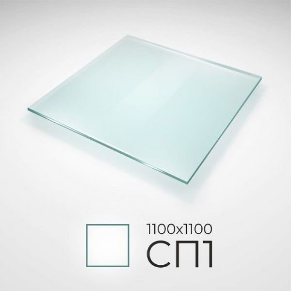 Лист стеклянный напольный 6мм СП-1 (1100х1100мм)