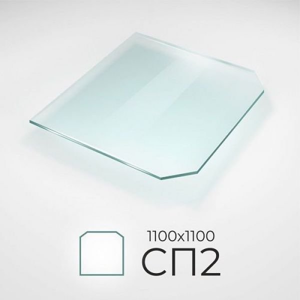Лист стеклянный напольный 6мм СП-2 (1100х1100мм)