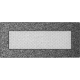Вентиляционная решетка Черная/Серебро (11*24) 24CS