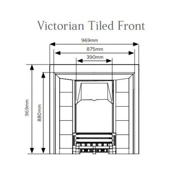 Каминная топка Stovax Victorian Tiled Fireplace