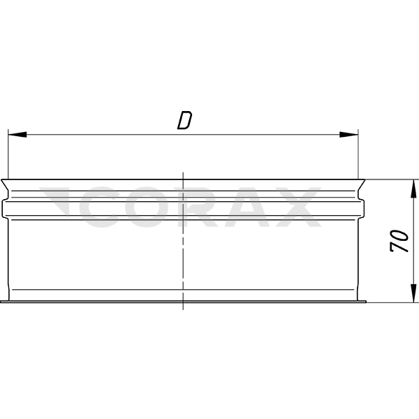 Заглушка внешняя (Corax)