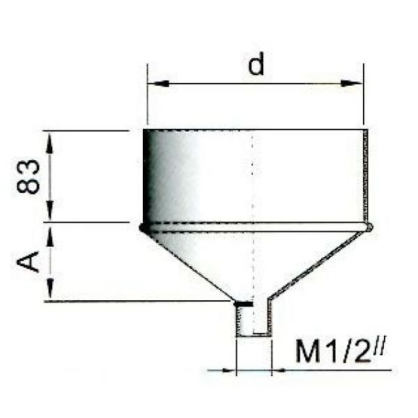 Конденсатосборник DCHн на трубу D120 с изоляцией 50 мм, AISI 321/304 (Вулкан)