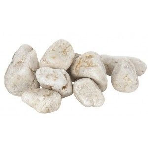Камни для бани Белый Кварц Отборный (ведро 10 кг)