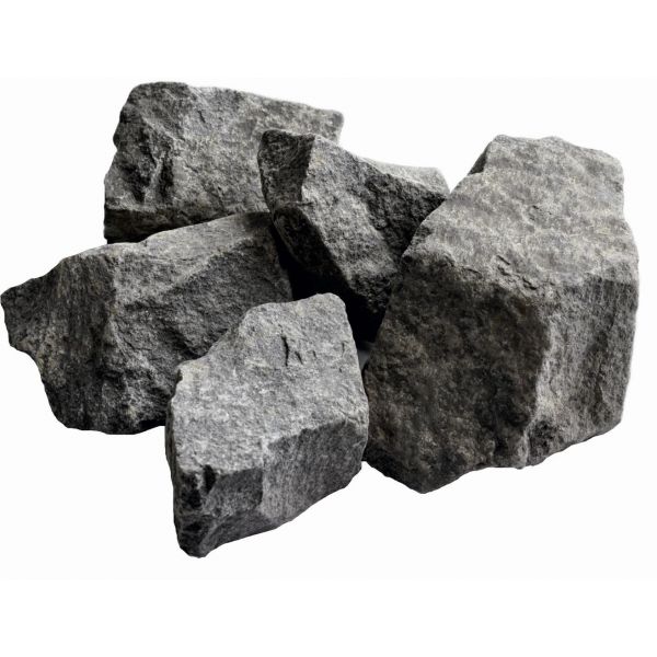 Камни для бани Габбро-диабаз (мешок 20 кг)