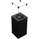 Газовый обогреватель PATIO/M/G31/37MBAR/CZ/P стекло, черное тиснение, с ручным управлением